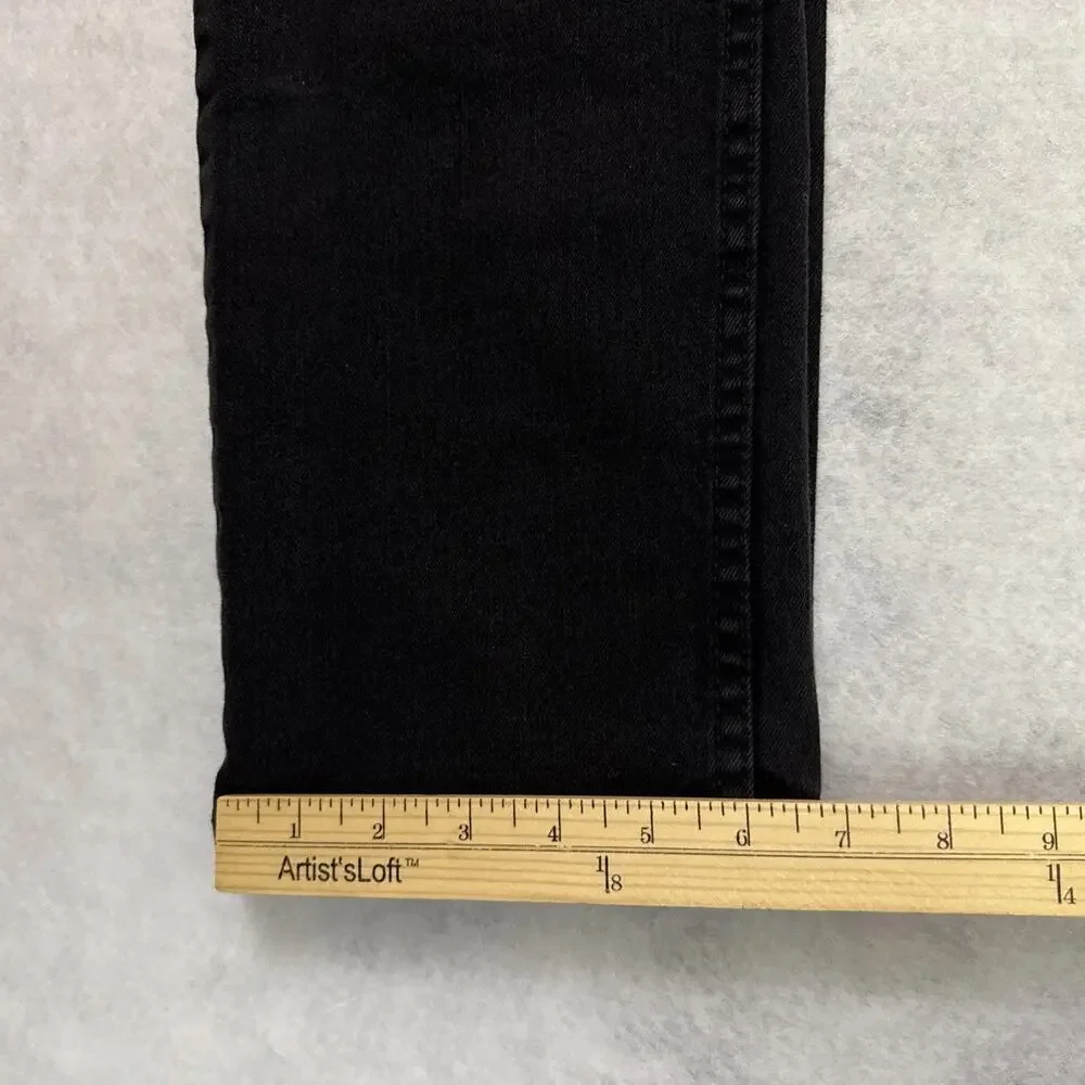 Levis 511 Slim Fit Jeans Mens 33x34 Black Stretch Premium Denim Pants